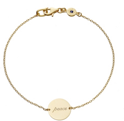 ASTLEY CLARKE Peace 18 carat yellow gold bracelet