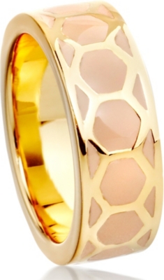 ASTLEY CLARKE Honeycomb stacking ring