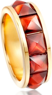 ASTLEY CLARKE Garnet 18ct gold vermeil eternity ring