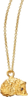 ASTLEY CLARKE Diamond-eye hedgehog necklace