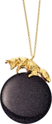 ASTLEY CLARKE Blue Moon Fox necklace