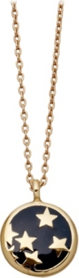 ASTLEY CLARKE Midnight Starshower 18ct gold vermeil pendant necklace
