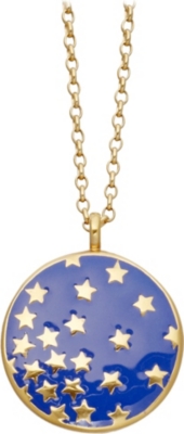 ASTLEY CLARKE Mood Indigo Starshower 18ct gold vermeil necklace