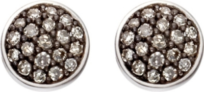 ASTLEY CLARKE A Little Muse 14ct white gold diamond stud earrings