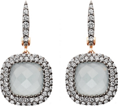 ASTLEY CLARKE Grey aquamarine Connie earrings