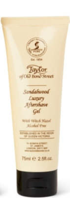 TAYLOR OF OLD BOND STREET Sandalwood luxury aftershave gel 75ml