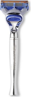 TAYLOR OF OLD BOND STREET Fusion razor with slim nickel handle
