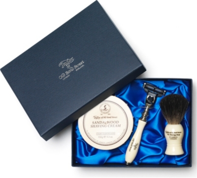 TAYLOR OF OLD BOND STREET Sandalwood shaving set in gift box