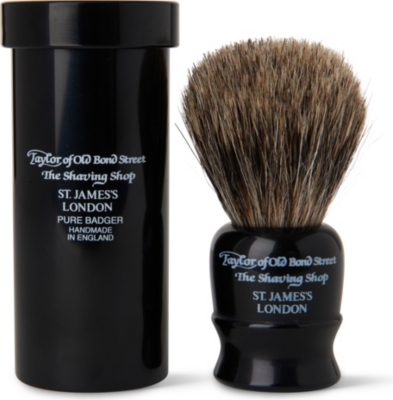 TAYLOR OF OLD BOND STREET Pure Badger travel shaving brush
