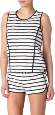 JUICY COUTURE Stripe lace knit sleep set