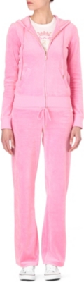 JUICY COUTURE Bardot velour tracksuit