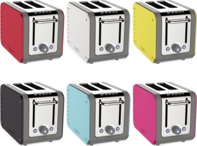 DUALIT Architect two-slice toaster with interchangable colour panels