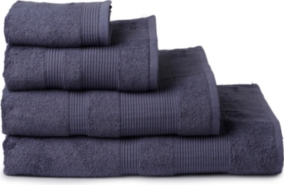 CALVIN KLEIN HOME Core towels carob blue