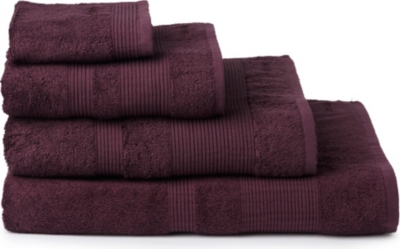 CALVIN KLEIN HOME Core towels plum