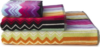 MISSONI HOME Giacomo towels red