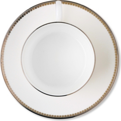 VERA WANG @ WEDGWOOD Lace Platinum teacup and saucer