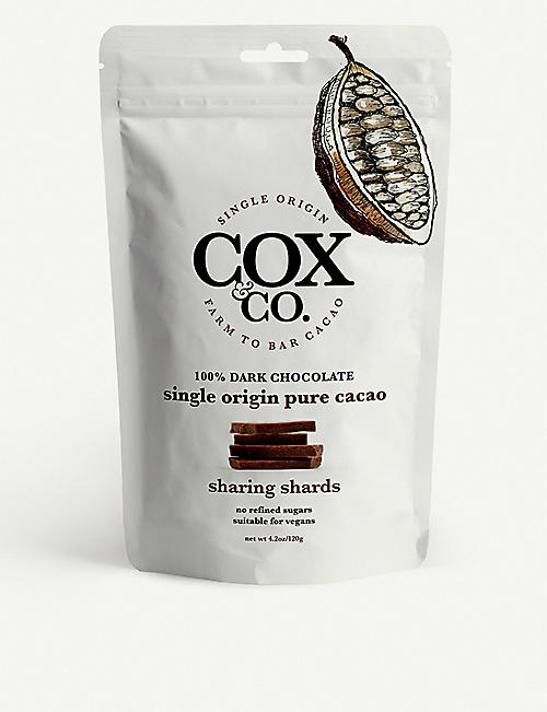 COX & CO: Single origin pure cacao sharing shards 120g