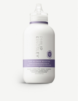 PHILIP KINGSLEY: Pure Blonde Booster Colour-Correcting weekly shampoo 250ml