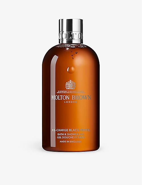 MOLTON BROWN: Re-Charge Black Pepper Bath and Shower Gel 300ml