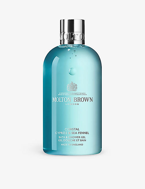 MOLTON BROWN: Cypress & Sea Fennel bath & shower gel 300ml