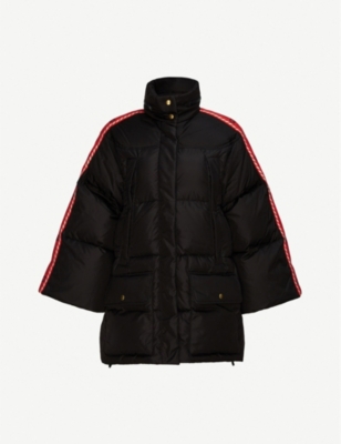 Side-striped padded shell coat(8720553)
