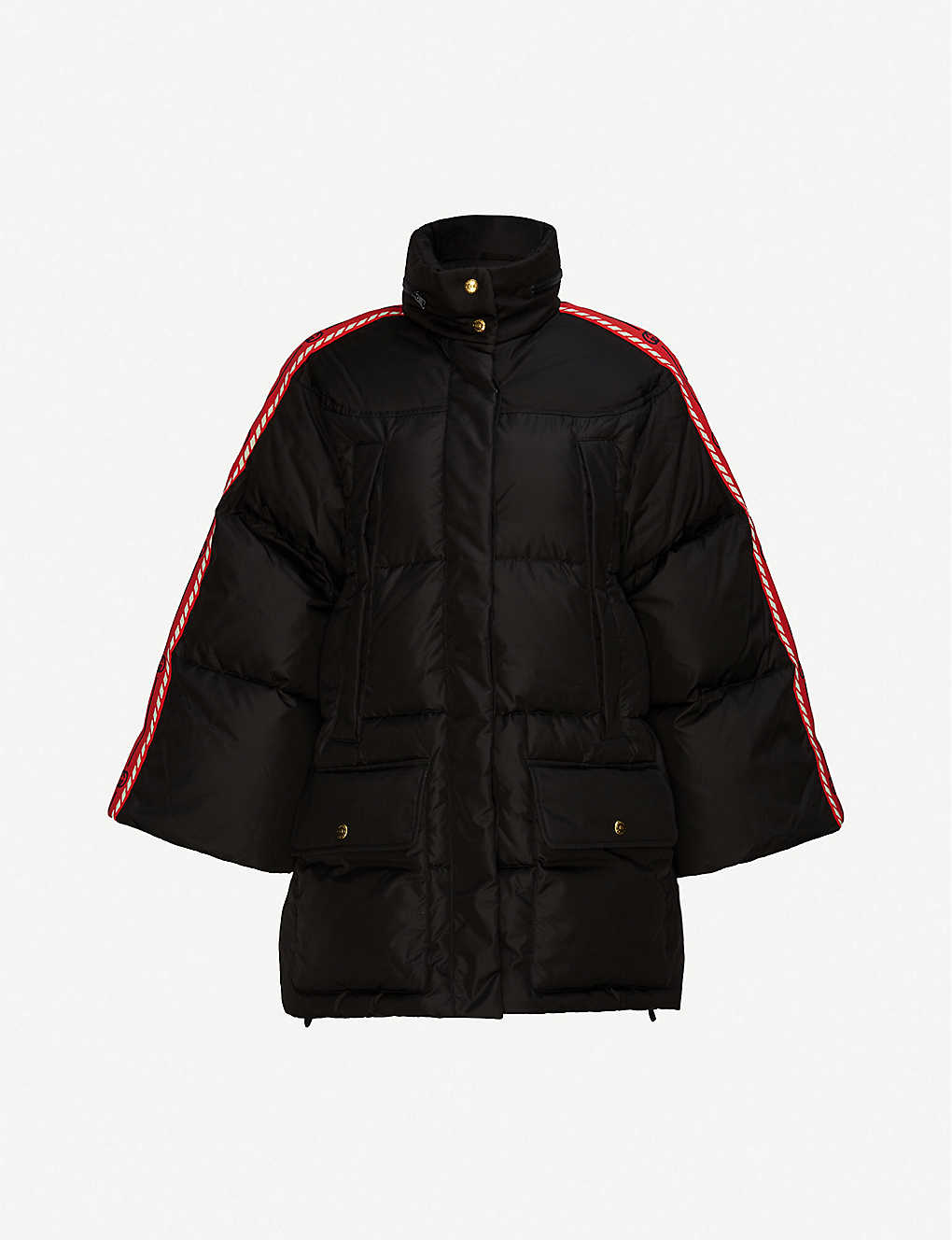 Side-striped padded shell coat(8720553)