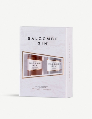 SALCOMBE GIN: Salcombe Gin miniature gift set 2 x 50ml
