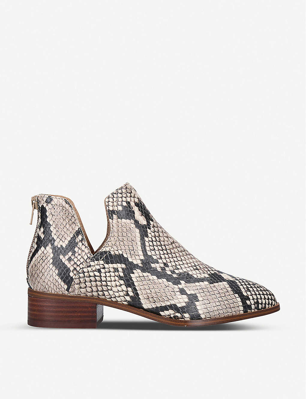 Kaica snakeskin-print leather ankle boots(8647217)