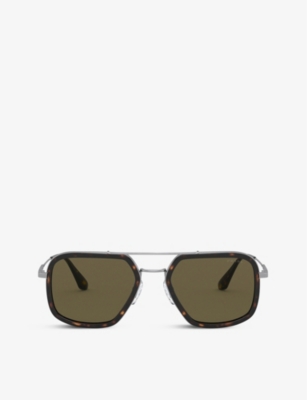 PR 57XS square-frame acetate and metal sunglasses(8834467)