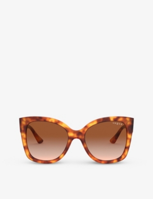 VOGUE: VO5338S pillow-frame tortoiseshell acetate sunglasses