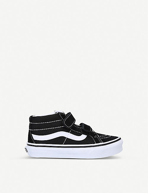 VANS: Sk8-Mid suede and canvas high-top trainers 6 months – 5 years