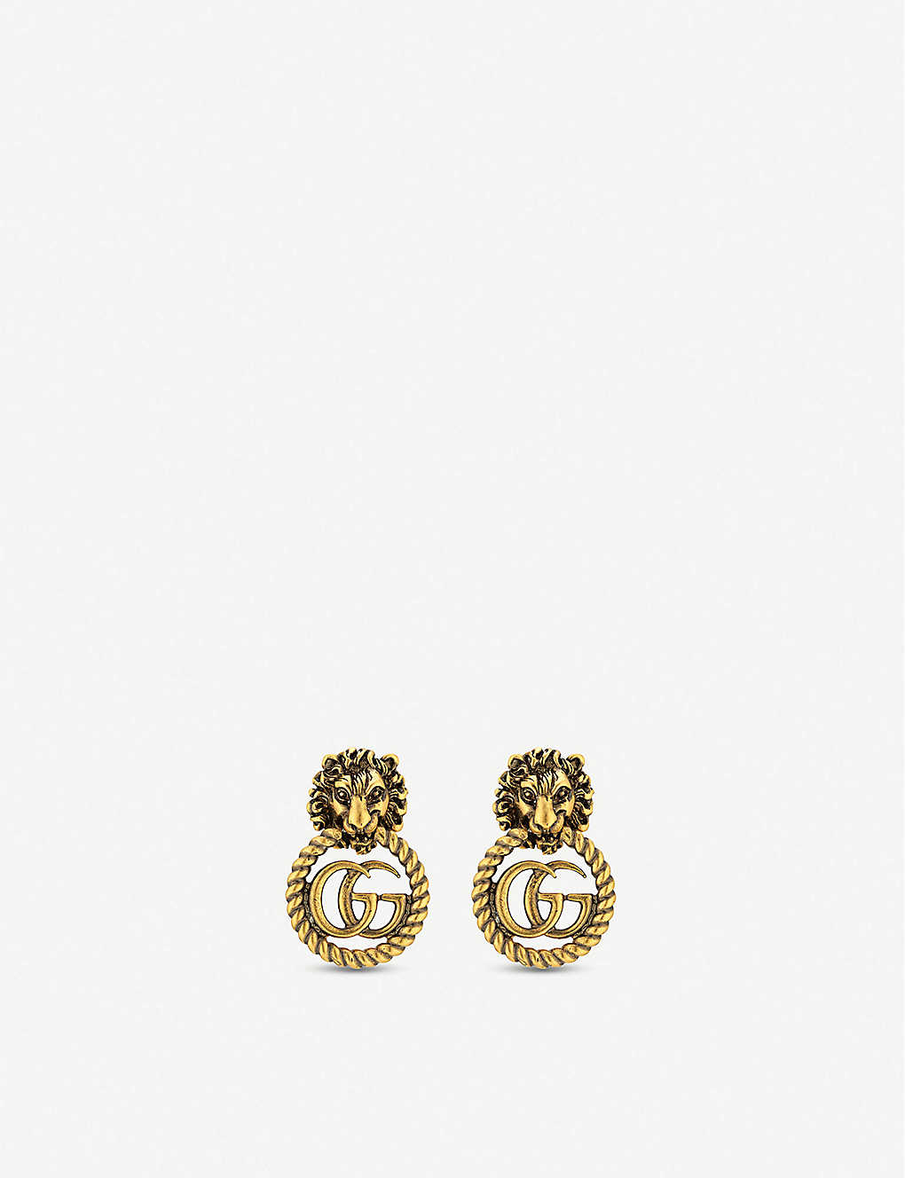 Lion head and Double G earrings(8529885)