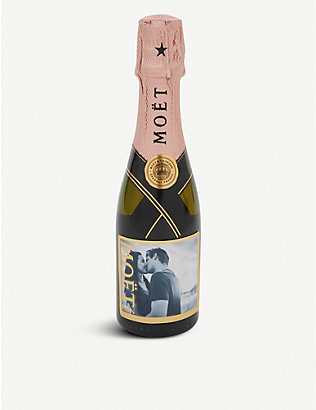 MOET & CHANDON: Personalised Impérial Rosé NV Champagne 200ml