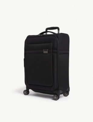 SAMSONITE: Airea Upright soft case 4 wheel top-pocket cabin suitcase 55cm