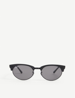 RAY-BAN: RB3946 52 Clubmaster oval-frame sunglasses
