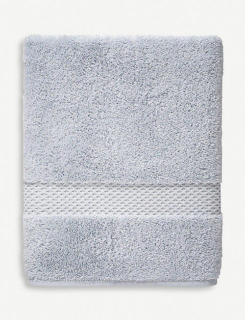 YVES DELORME: Etoile cotton wash cloth 33cm x 33cm