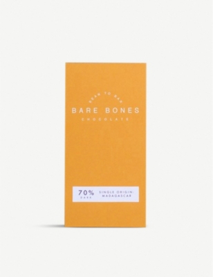 BARE BONES: Bare Bones Madagascar 70% dark chocolate bar 70g