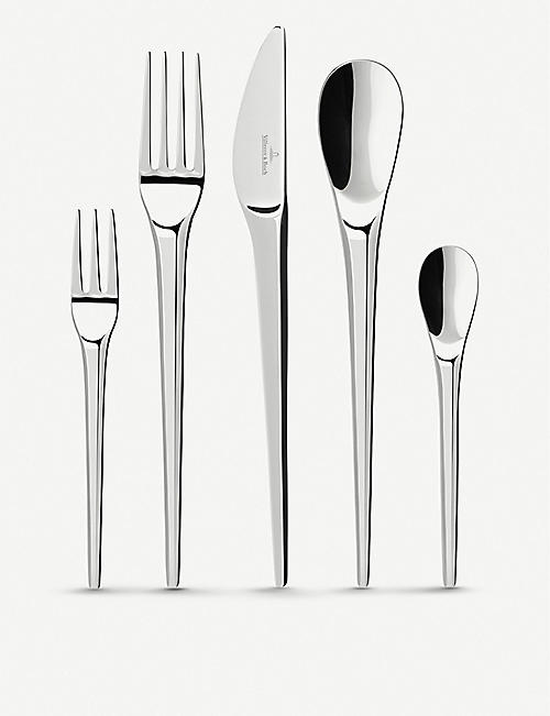 VILLEROY & BOCH: NewMoon stainless-steel 30-piece table cutlery set