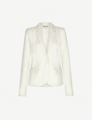 WHISTLES: Single-breasted cotton-jersey jacket