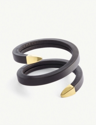 Leather wrap bracelet(8756396)