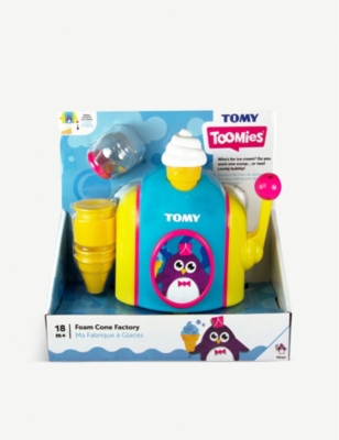 TOMY: Foam Cone Factory bath toy