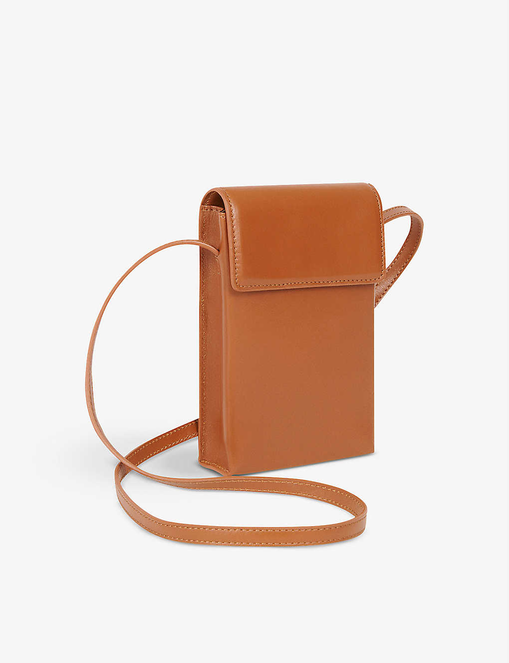 Ideal branded leather cross-body bag(9346322)