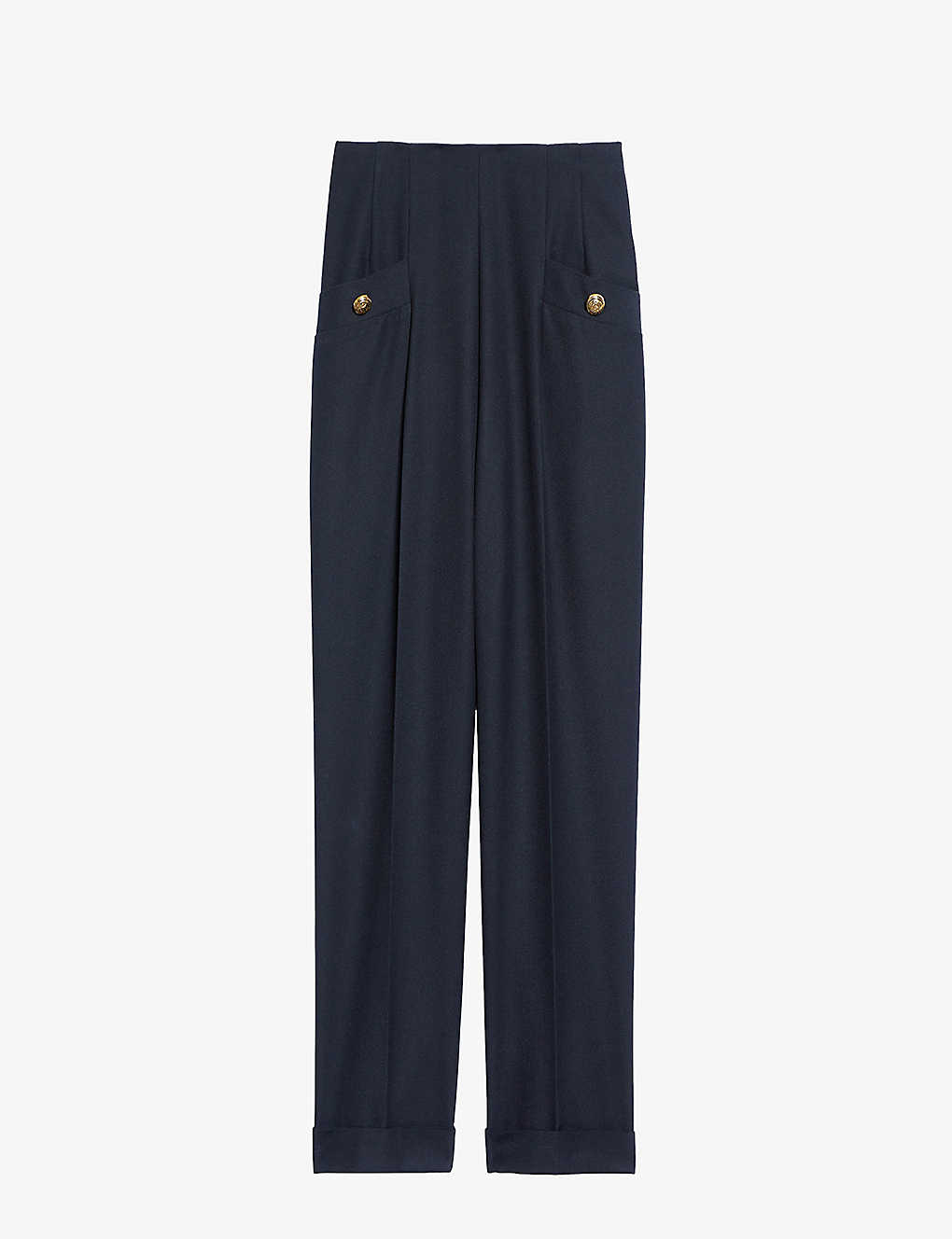 Sieny wide-leg wool-blend trousers(8898232)