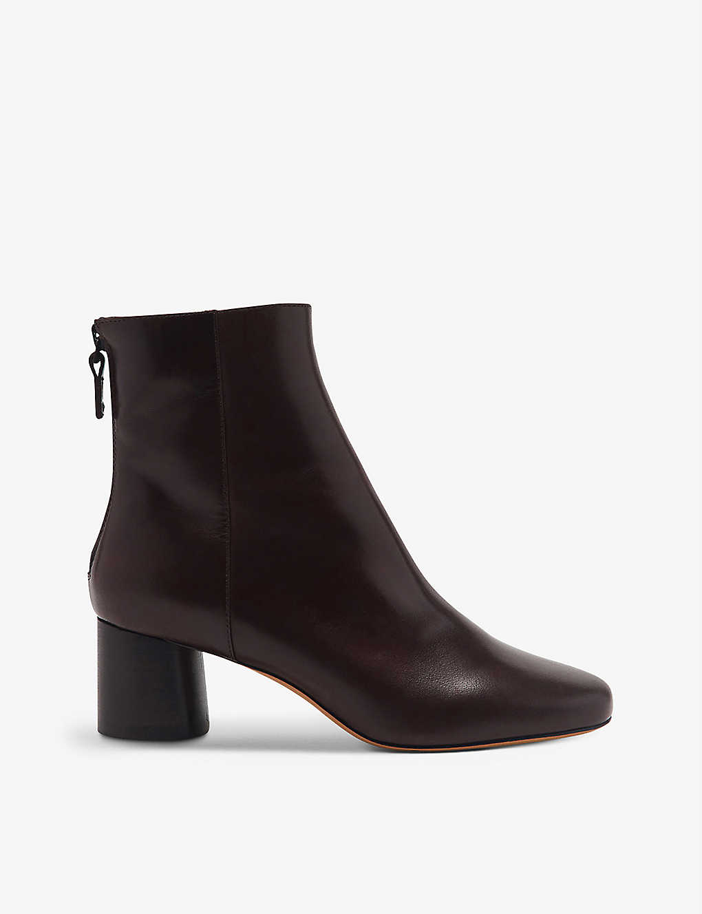 Camilla smooth-leather block-heel ankle boots(8850306)