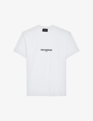 THE KOOPLES: Brand-print cotton T-shirt