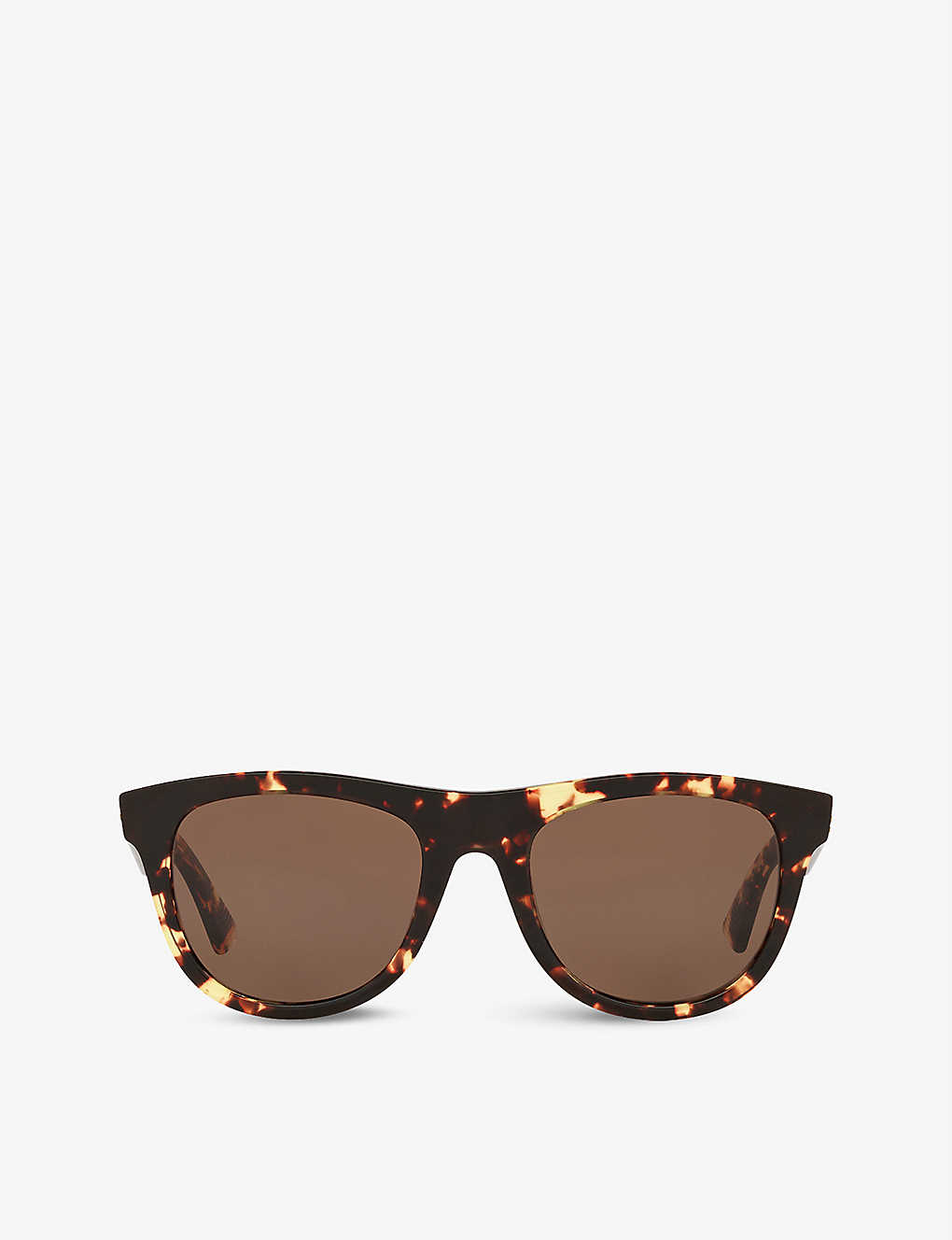 BV1001S tortoiseshell round-frame sunglasses(9206082)