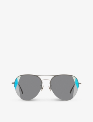 BV0247S metal pilot-frame sunglasses(9206779)