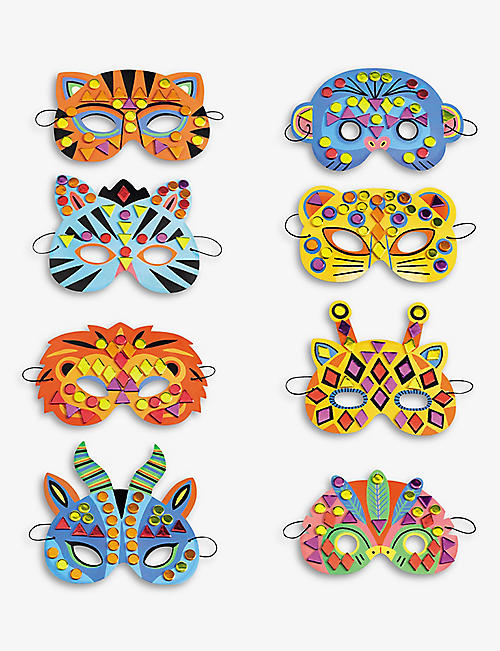 DJECO: Jungle animal mask set of 6