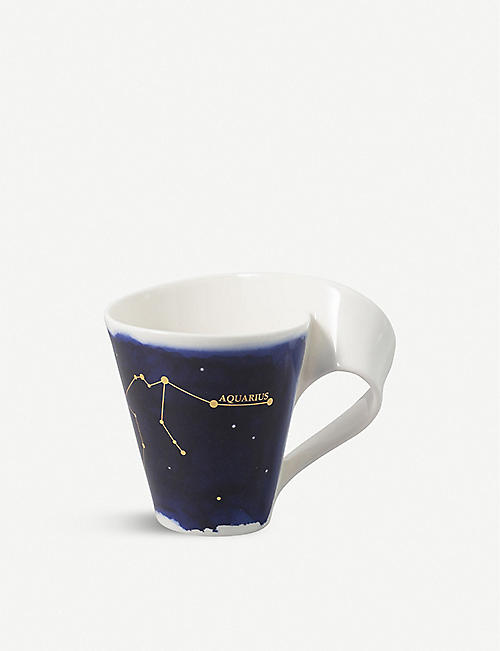 VILLEROY & BOCH: NewWave Stars Aquarius porcelain mug 300ml