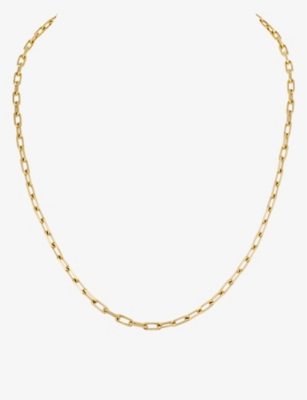CARTIER: Santos de Cartier 18ct yellow-gold chain necklace